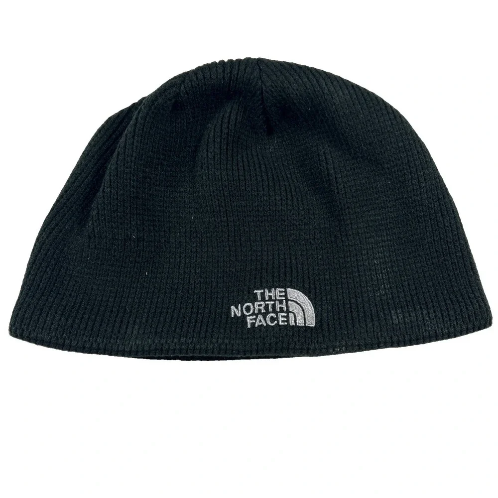 The North Face Black Classic Knit Beanie Running Hat Unisex One Size Soccer Warm